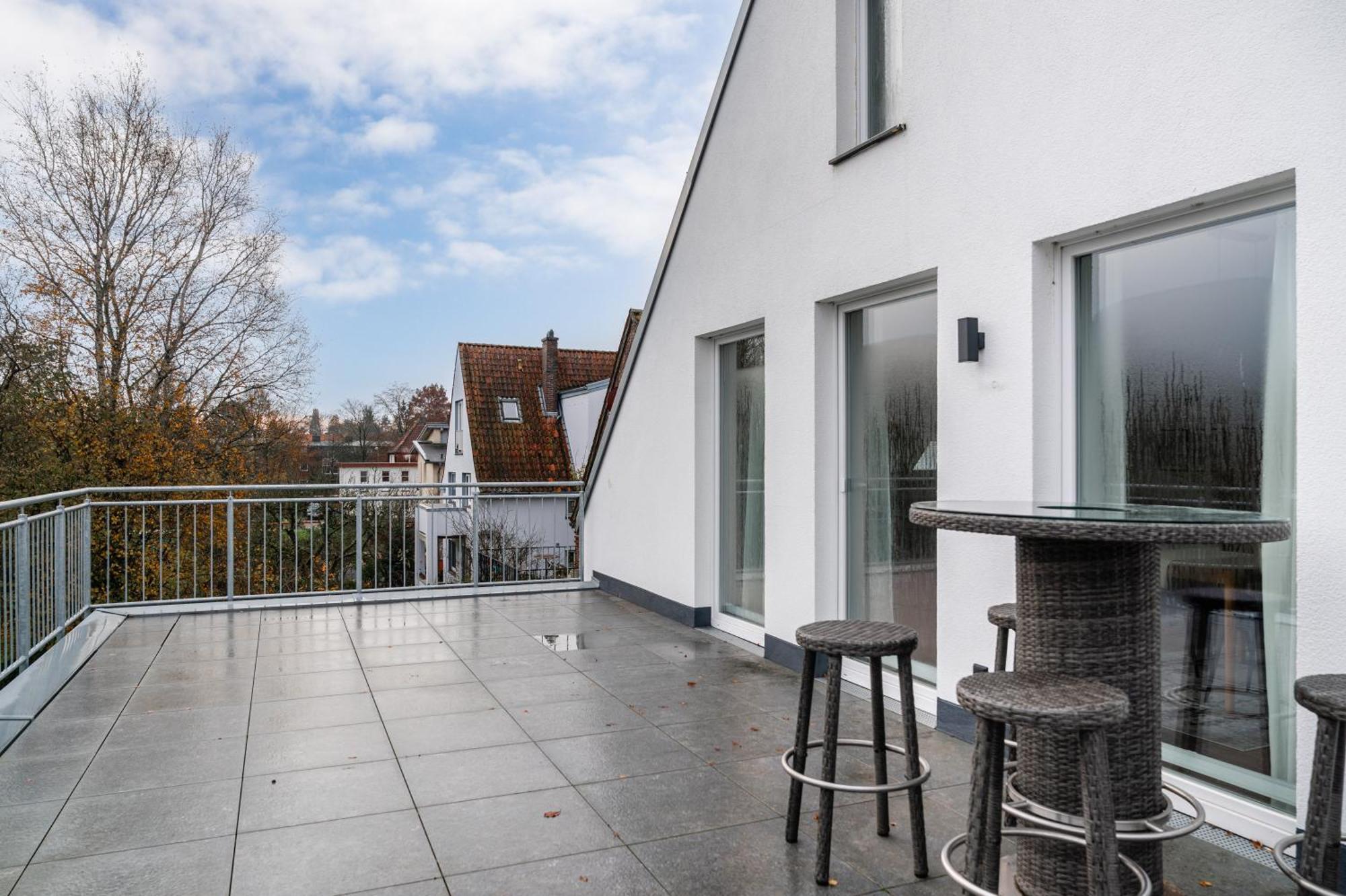 Penthouse Am Marschweg Apartment Oldenburg Luaran gambar
